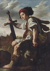 David con la cabeza de Goliat